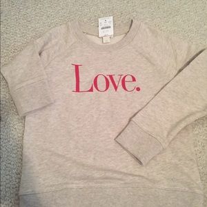 Crewcuts sweatshirt girl size small NWT $49.50